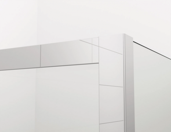Ronal Sanswiss ścianka boczna 90° lub w linii 100,1-160x0-200 cm, szkło Master Carré, profile chrom PURDT3SM41030