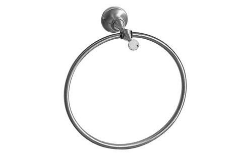 Giulini Giovanni Ibisco Crystal wieszak na ręczniki ring chrom RG1118/S