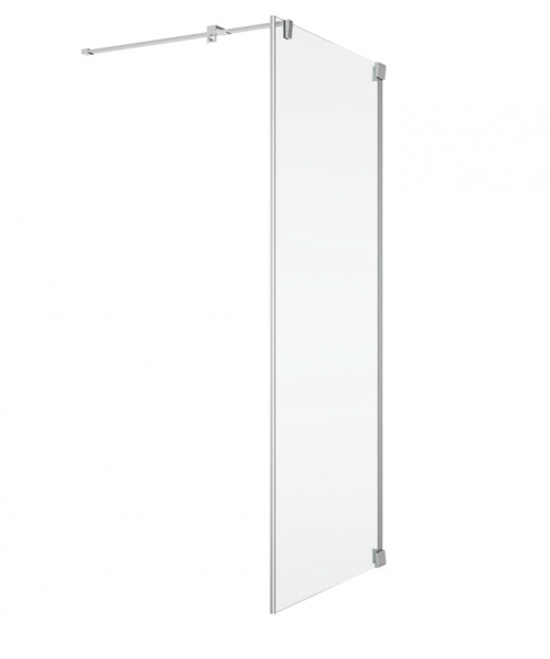 Ronal Sanswiss ścianka boczna 90x200 cm, szkło przezroczyste, profile srebrny połysk CAT30905007