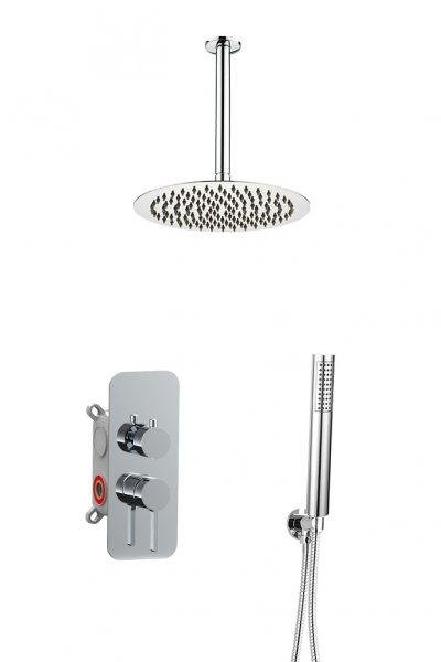 AQG Zestaw prysznicowy podtynkowy Urban Flow ER237 Chrom 19URFER23702