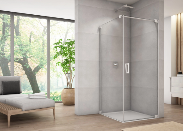 Ronal Sanswiss ścianka boczna 70x200 cm, szkło przezroczyste, profile WHITE LINE biały mat CAT10700907