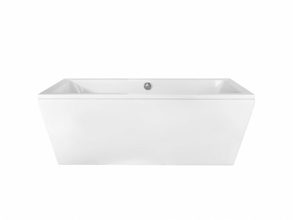 Besco Vera 180 wanna pod zabudowę + syfon chrom z przelewem slim WKV180WZS