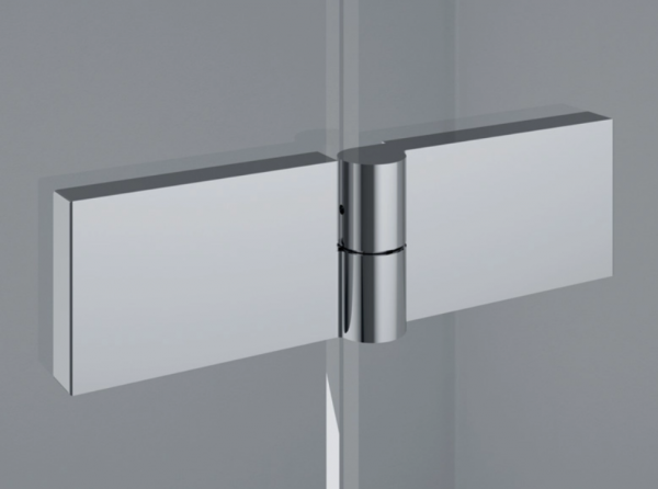 Ronal Sanswiss drzwi jednoczęściowe do kabiny pięciokątnej 45-100x200 cm, szkło Durlux 200, profile chrom PUR51GSM11022