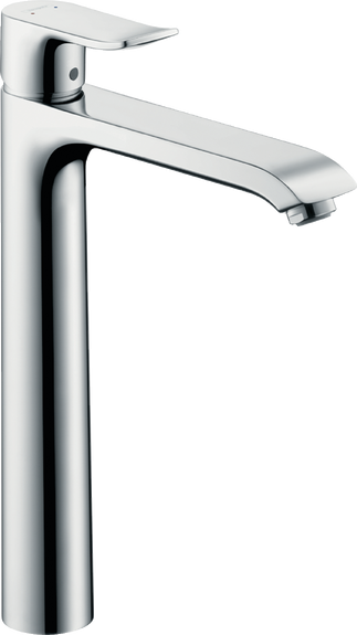 31082000 Hansgrohe Metris Jednouchwytowa bateria umywalkowa 260 do umywalek nablatowych z kompletem odpływowym z cięgłem