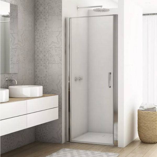 Ronal Divera drzwi prysznicowe 70X200 cm szkło przezroczyste srebrny połysk D22T10705007