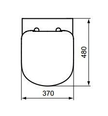 Ideal Standard Tempo deska sedesowa wolnoopadająca T679901