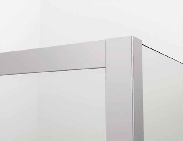 Ronal drzwi wahadłowe jednoczęściowe 100x200 cm, szkło Durlux 200, profile srebrny mat TLSP1000122