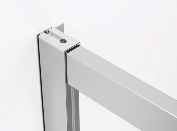 Ronal kabina półokrągła z drzwiami rozsuwanymi 80x200 cm, szkło przezroczyste, profile biały TLSR550800407