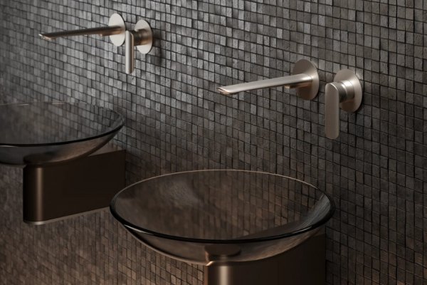 Vedo Aletta Argento bateria umywalkowa podtynkowa nikiel szczotkowany VBA5012/SN