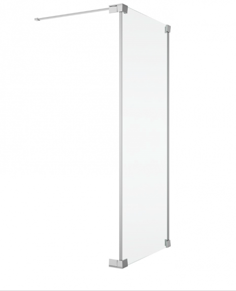 Ronal Sanswiss ścianka boczna 90,1-140x0-200 cm, szkło przezroczyste, profile Srebrny połysk CAT2SM25007