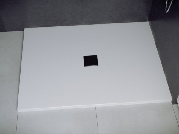 Besco Nox brodzik prostokątny White 120 + kratka biała BMN12080BB