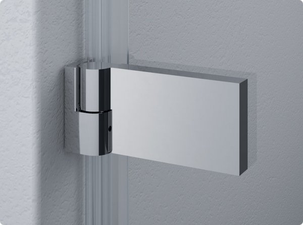 Ronal Sanswiss Pur Drzwi jednoczęściowe do 100xdo 200 cm lewe profile chrom szkło Pas satynowy poziomy PUR1GSM21051