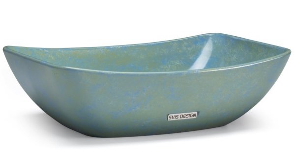  S.V.I.S. Design UMYWALKA 50 CM VIRGO BASIC - GRANITE, NIEBIESKI I ZIELONY, LAKIER PÓŁMATOWY