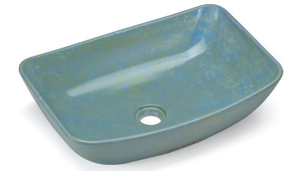  S.V.I.S. Design UMYWALKA 50 CM VIRGO BASIC - GRANITE, NIEBIESKI I ZIELONY, LAKIER PÓŁMATOWY