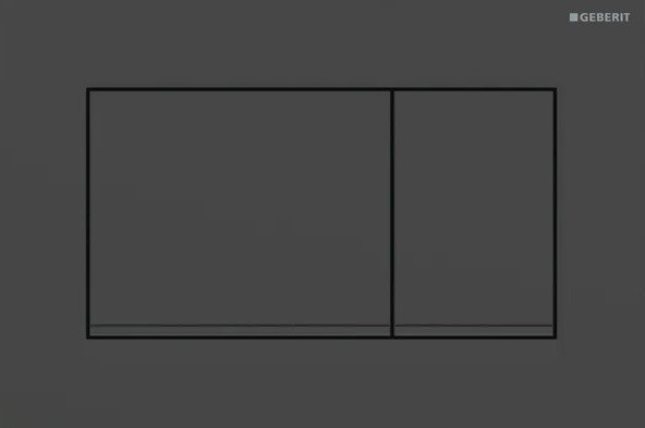 Geberit Sigma30 przycisk uruchamiający czarny mat 115.883.16.1 