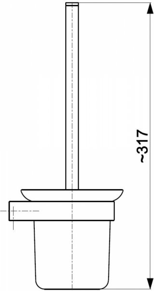 KFA szczotka toaletowa WHITE 86403144