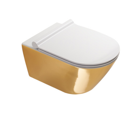 Catalano ZERO newflush 55 miska podwieszana biały/złoto 1VS55NRBO/0111550042