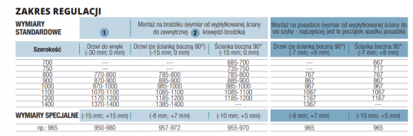 Sanswiss Cadura Drzwi wahadłowe jednoczęściowe ze ścianką stałą w linii 110cm CA31CD1105007
