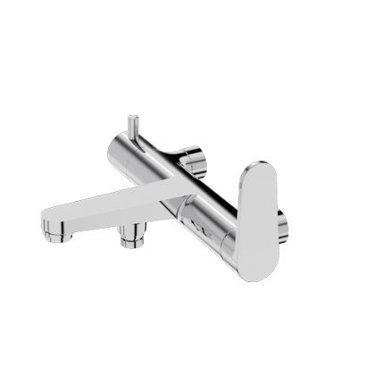 Lavita Bateria wannowo - prysznicowa Cetus Chrome 5900378341871