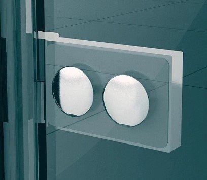 Ronal SanSwiss Pur PUR1 Drzwi jednoczęściowe wymiar specjalny profil chrom szkło Master Carre Lewe PUR1GSM11030