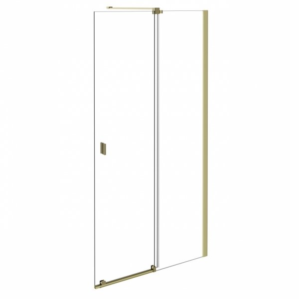 Besco Vayo Gold Kabina prysznicowa przesuwna walk-in 140x200 VYG140200C