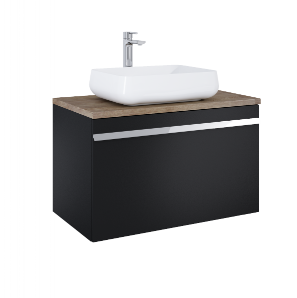 Elita SZAFKA MOODY 90 1S+1S BLACK MATT PDW 167687 