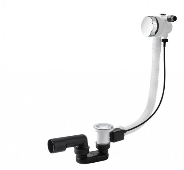 Vedo Classic II Przelew wannowy z korkiem automatycznym i funkcją napełniania wanny 70cm chrom 342A/70/CH