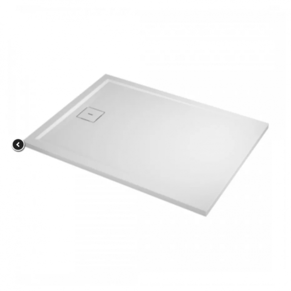 Ronal Sanswiss Livada brodzik prostokątny 120x80 cm konglomeratowy biały W20AS08012004