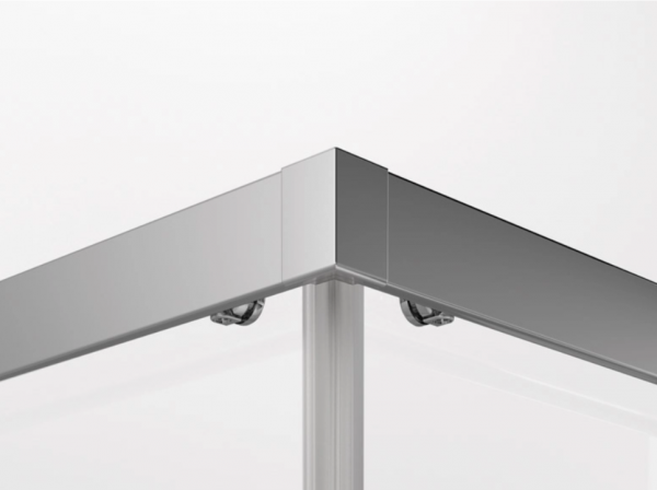 Ronal wejście narożne prawe z drzwiami rozsuwanymi, kabina asymetryczna 70x200 cm, szkło przezroczyste, profile biały TLSD0700407