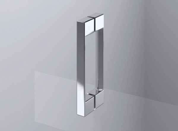 Ronal Sanswiss drzwi dwuczęściowe do kabiny pięciokątnej 45-100x200 cm, szkło przezroczyste, profile chrom PUR52SM11007