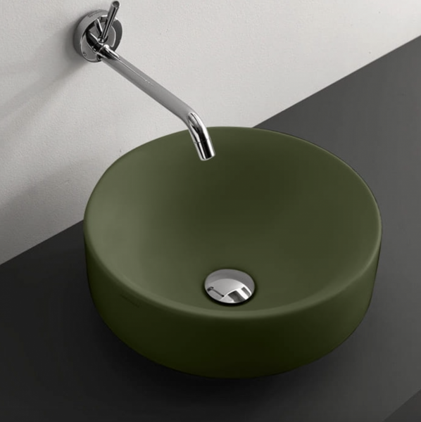 KERASAN NOLITA UMYWALKA NABLATOWA/ WPUSZCZANA W BLAT VERDE MATT 45cm 355711