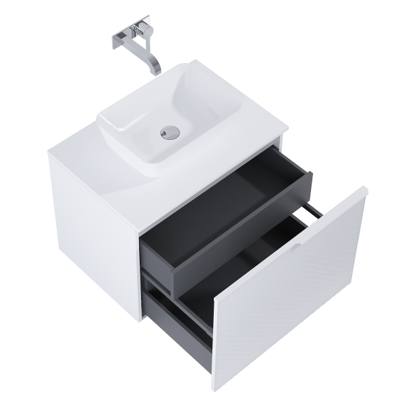 Elita GLAM Szafka 70 1S + 1S WHITE MATT PDW 168380/RE010700165290