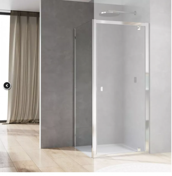 Ronal Sanswiss Arelia ścianka prysznicowa 80 cm boczna do drzwi srebrny polerowany D20F10804007