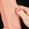 12 Dual Layered Platinum Silicone Cock