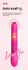 Wibrator-Angelia USB 3 functions of thrusting / 20 vibrations Pink