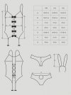 Kostium króliczka, podniecający. 4 elementy. Bunny suit kostium różowy S/M