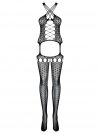 Seksowne Bodystocking damskie. Otwarty krok G313 S/M/L