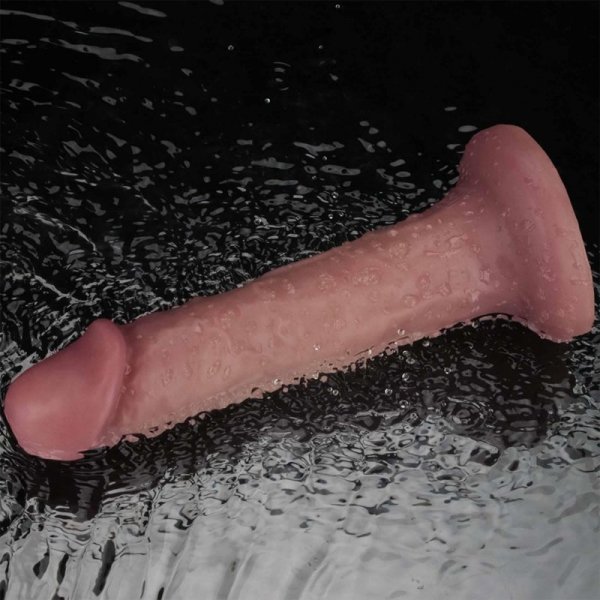 8&#039;&#039; Vibrating Dual Density Power Cock