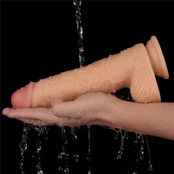 9.5&#039;&#039; Vibrating Power Basics Cock