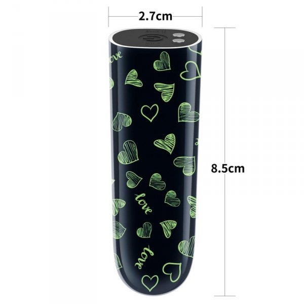 Rechargeable Glow-in-the-dark Heart Massager