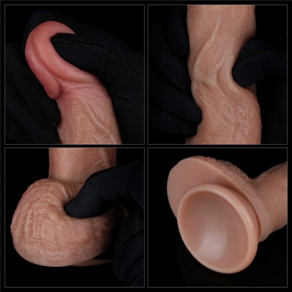 7&#039;&#039; Dual Layered Silicone Cock