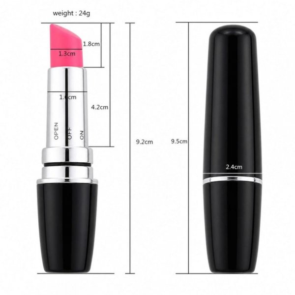 Lipstick Vibe - Discreet red lipstick vibrator red