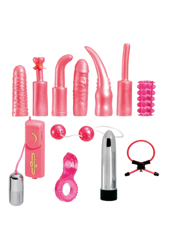 Dirty Dozen Sex Toy Kit Pink