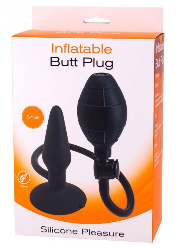 Inflatable Butt Plug S Black