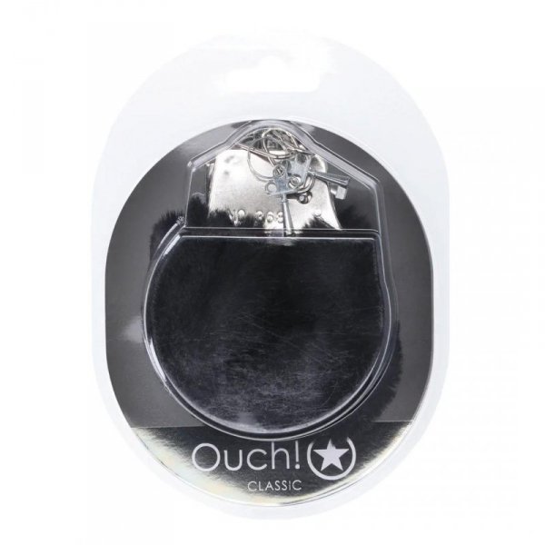 Classic Fluffy Handcuffs - Black