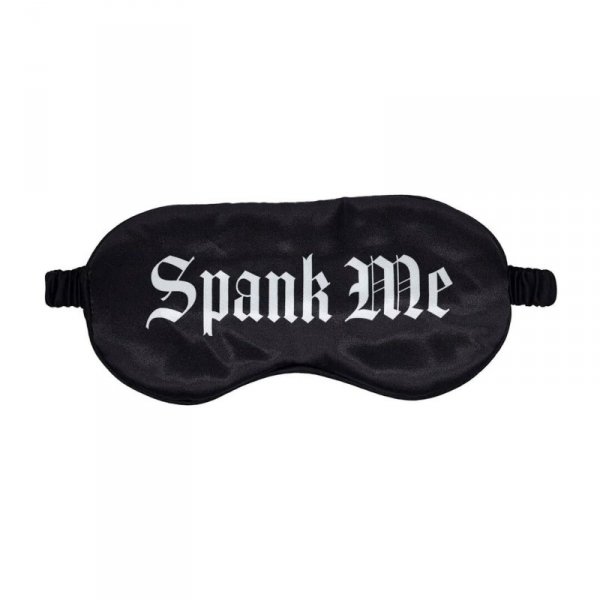 Spank Me - Printed Satin Mask