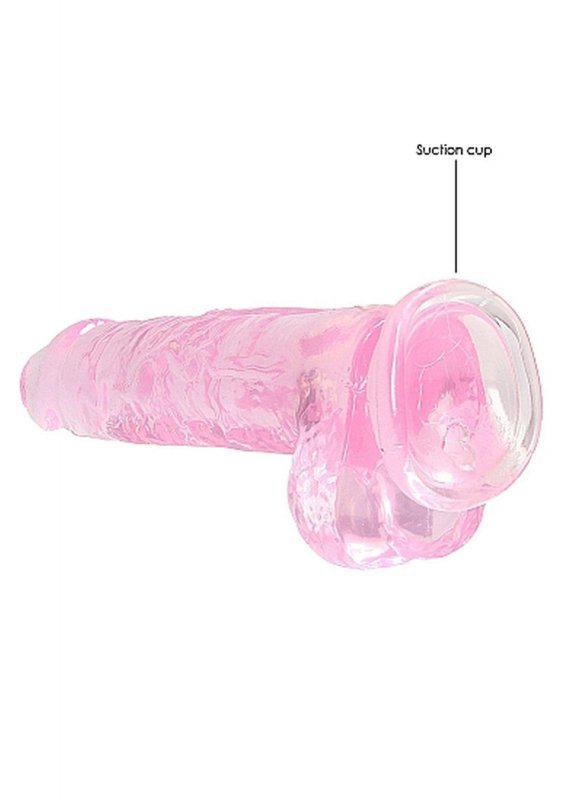 8&quot;&quot; / 20 cm Realistic Dildo With Balls - Pink