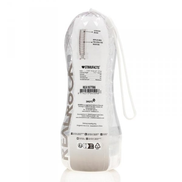 Easy Rider - Textured Masturbator - Transparent