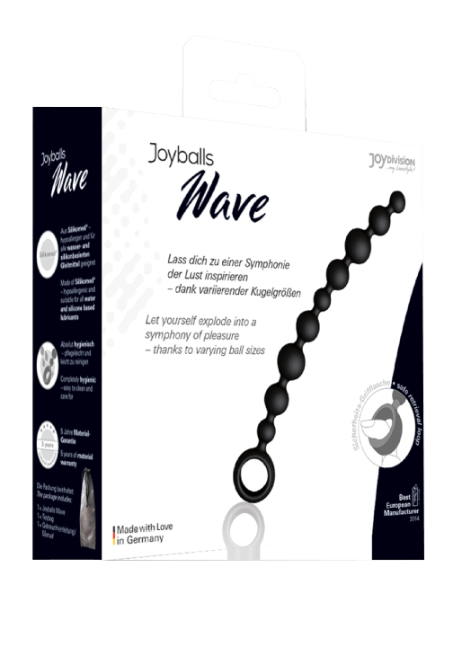 Plug/kulki-Joyballs anal Wave, long, black