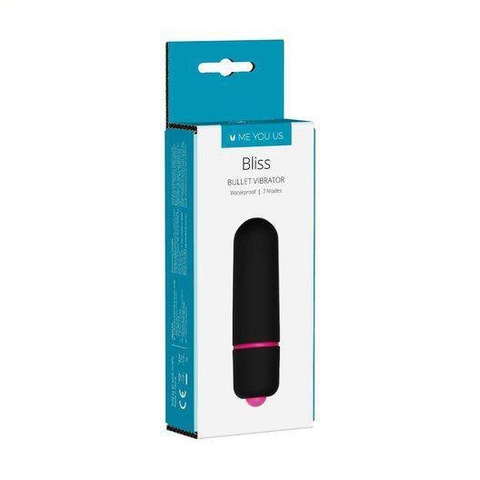 Wibrator-Me You Us  Bliss 7 Mode Mini Bullet Vibrator Black